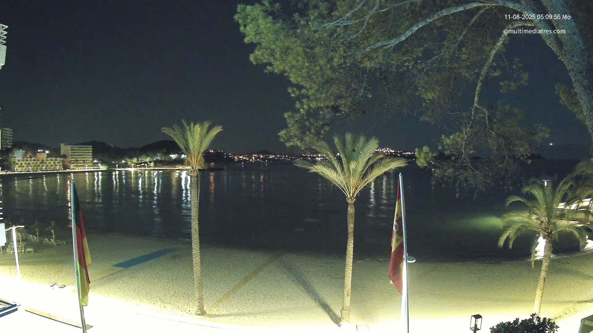 Mallorca, Perguera Palmira Beach Live Cam - Balearic Islands, Spain