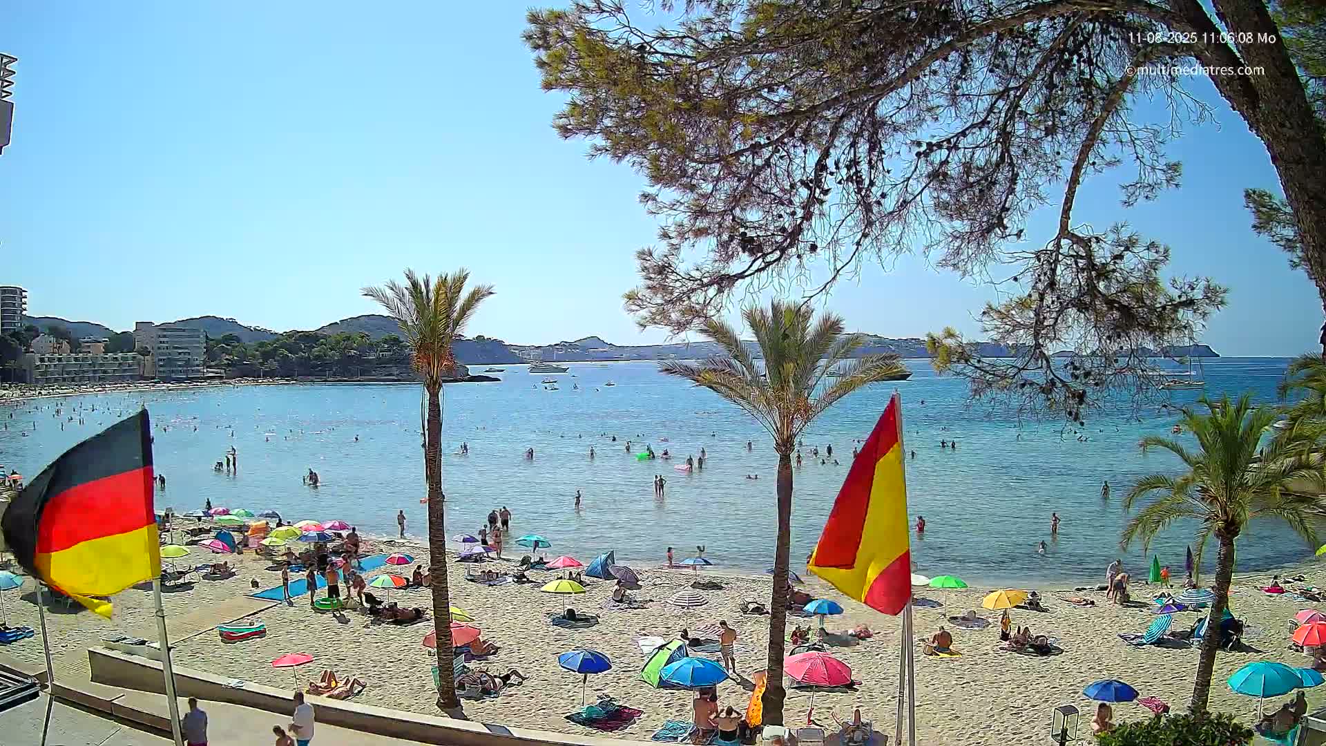 Mallorca, Perguera Palmira Beach Live Cam - Balearic Islands, Spain