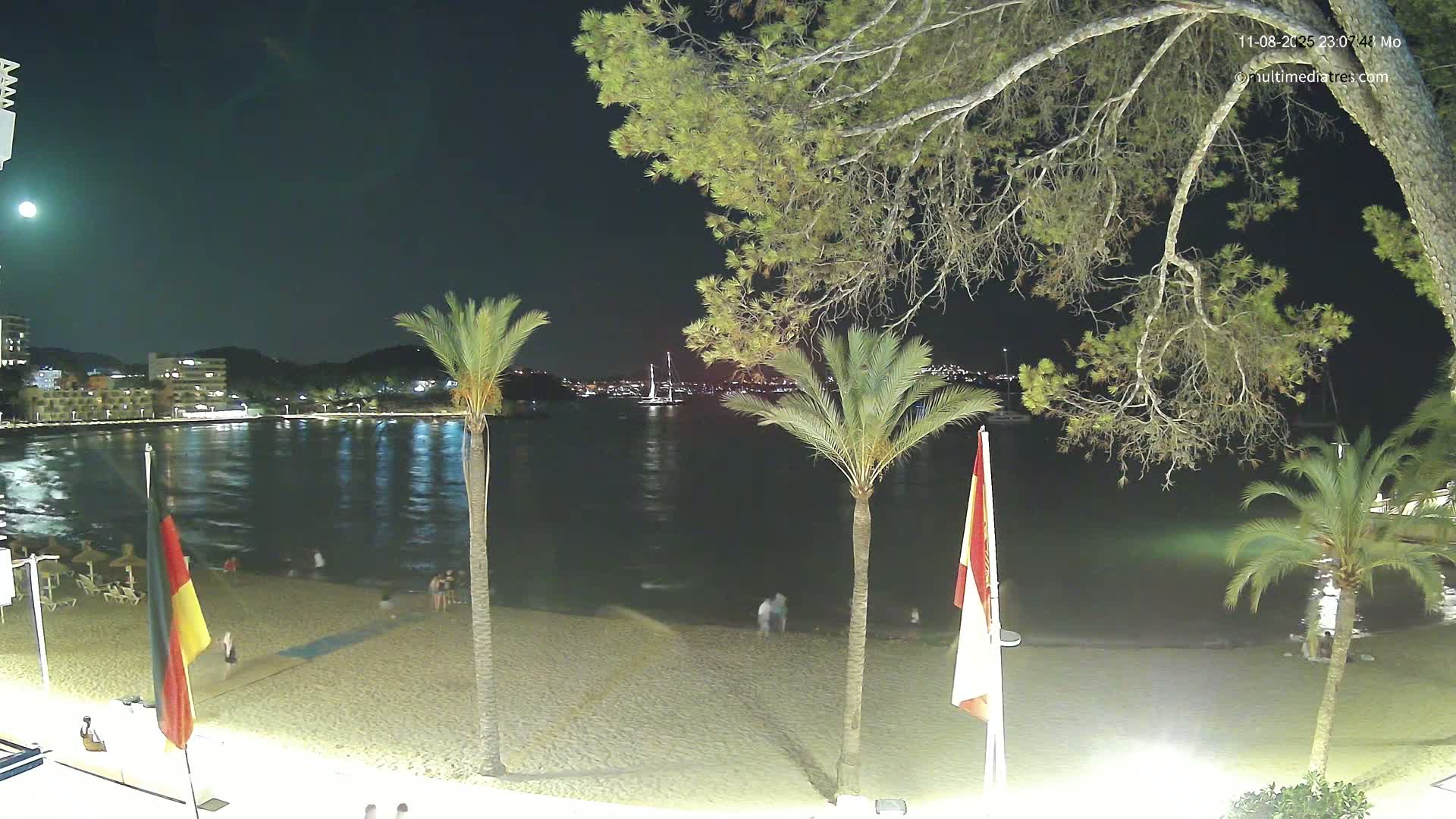 Mallorca, Perguera Palmira Beach Live Cam - Balearic Islands, Spain
