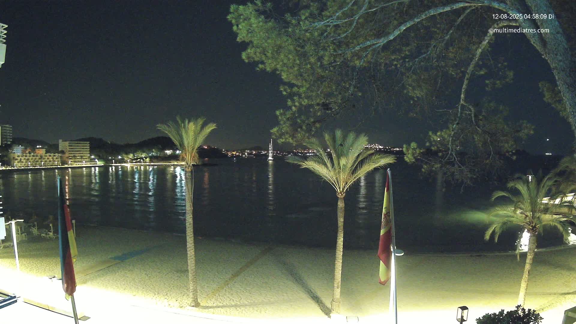 Mallorca, Perguera Palmira Beach Live Cam - Balearic Islands, Spain