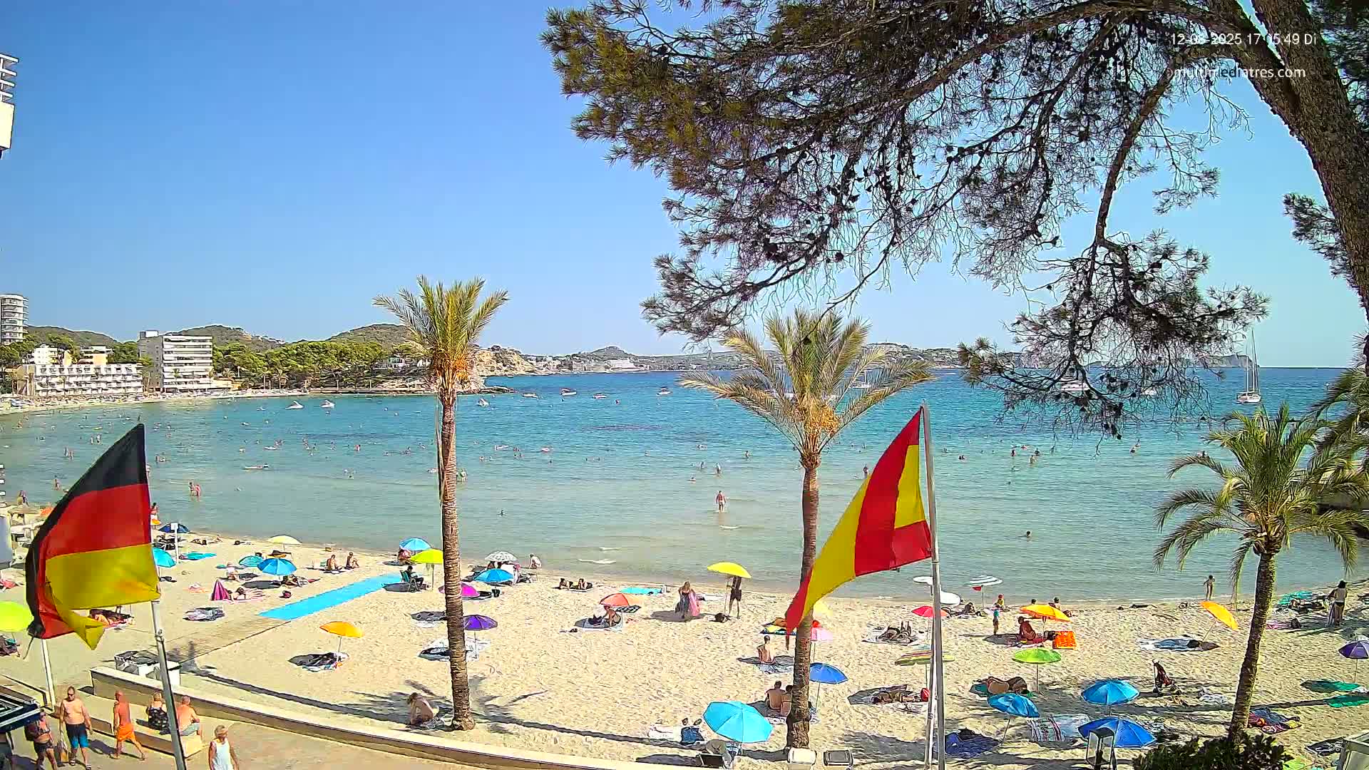 Mallorca, Perguera Palmira Beach Live Cam - Balearic Islands, Spain