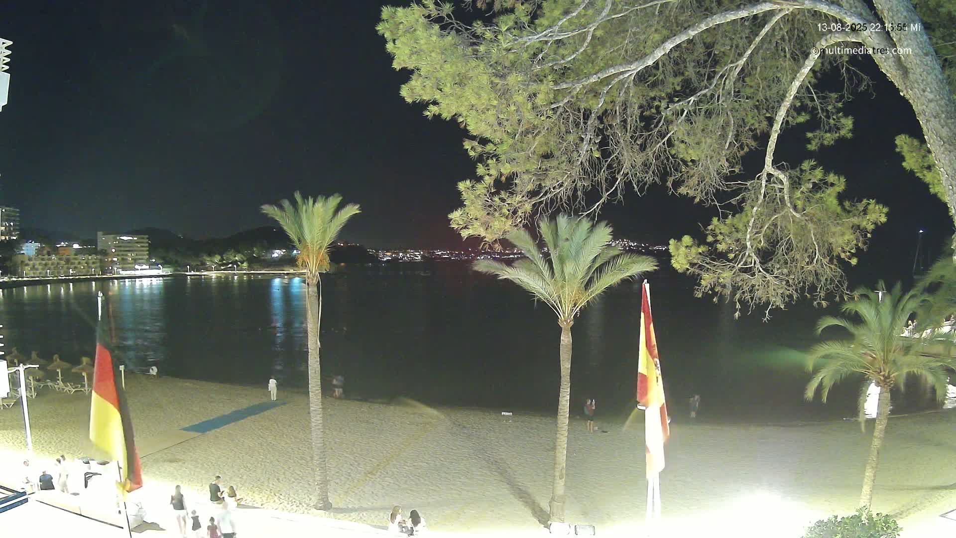 Mallorca, Perguera Palmira Beach Live Cam - Balearic Islands, Spain