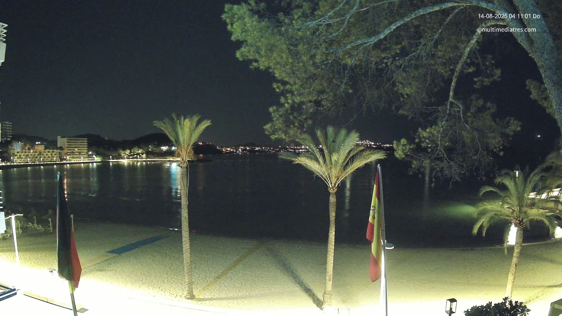 Mallorca, Perguera Palmira Beach Live Cam - Balearic Islands, Spain
