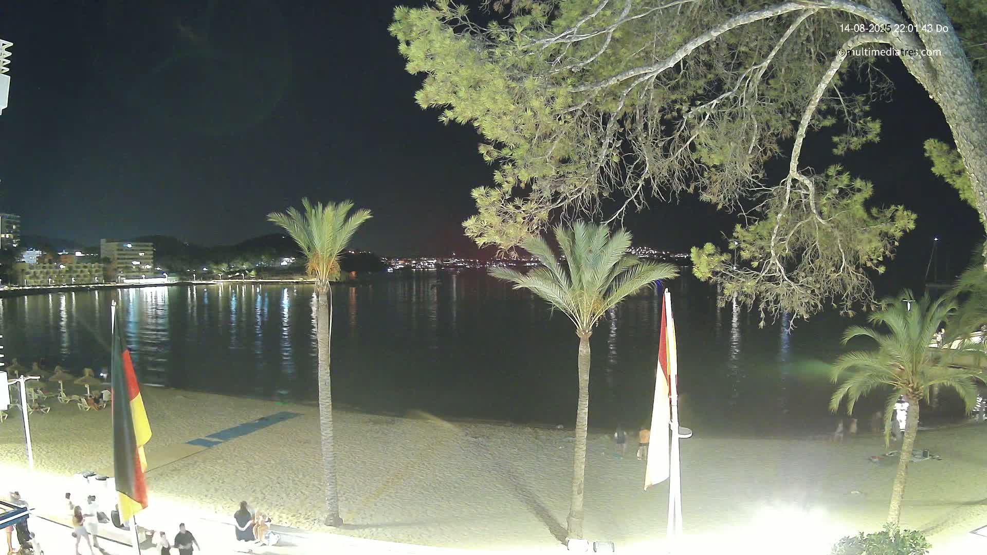Mallorca, Perguera Palmira Beach Live Cam - Balearic Islands, Spain