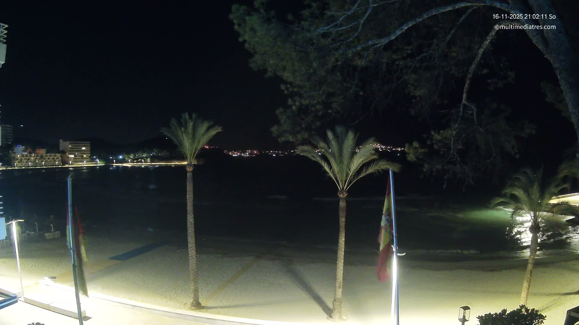 Mallorca, Perguera Palmira Beach Live Cam - Balearic Islands, Spain