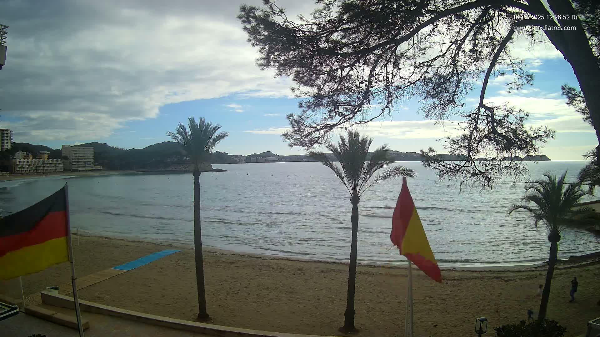 Mallorca, Perguera Palmira Beach Live Cam - Balearic Islands, Spain