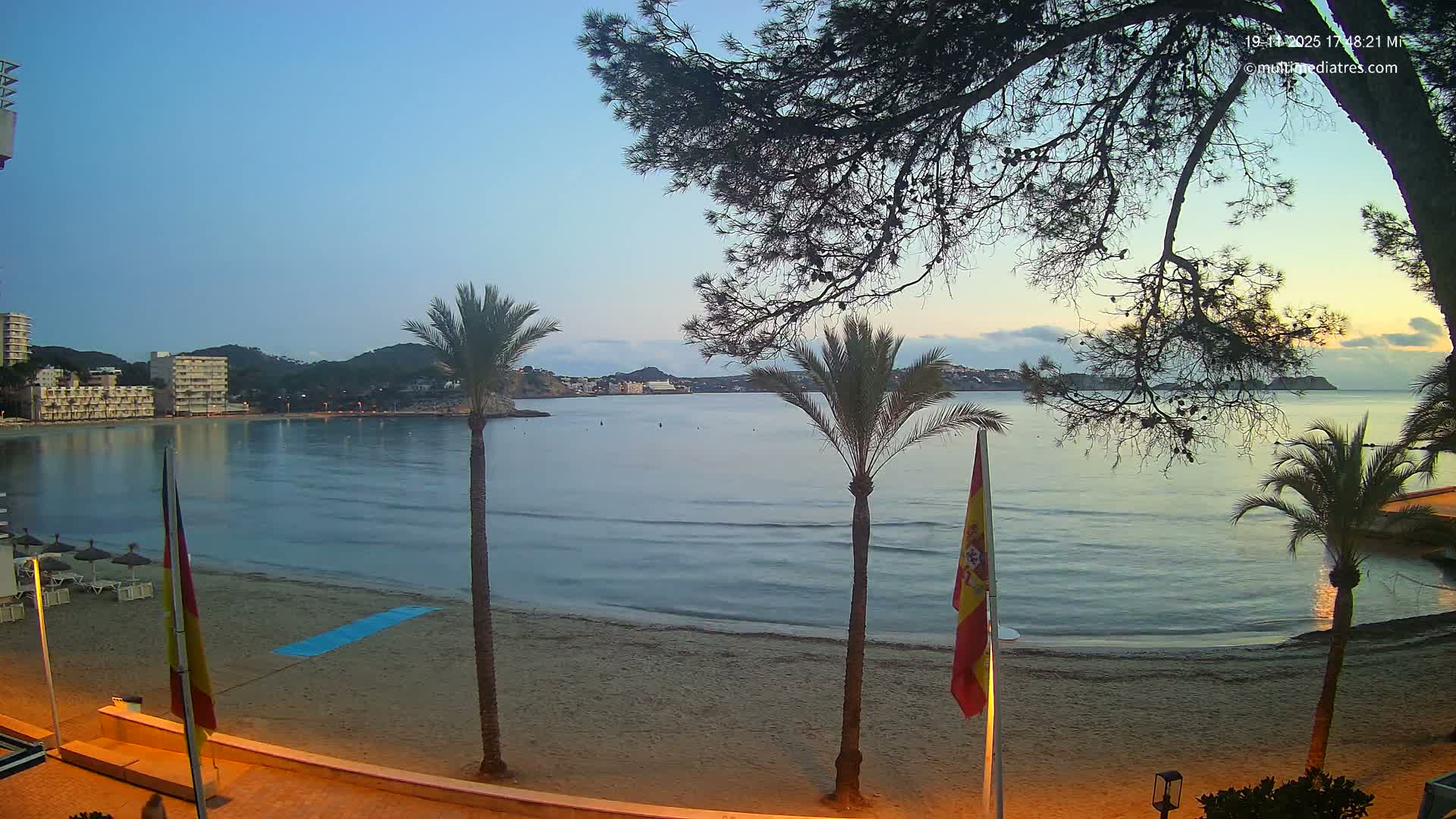 Mallorca, Perguera Palmira Beach Live Cam - Balearic Islands, Spain