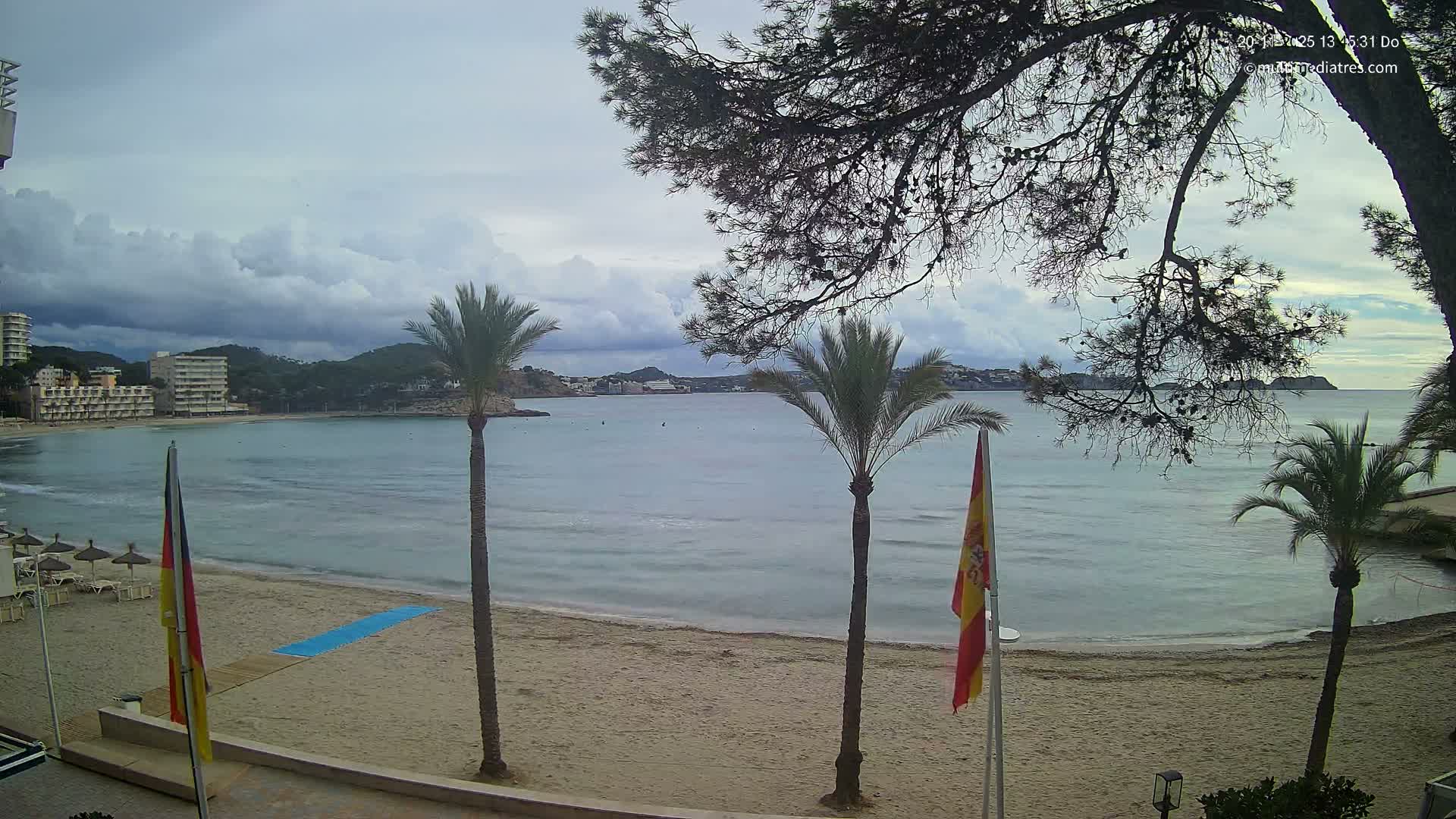 Mallorca, Perguera Palmira Beach Live Cam - Balearic Islands, Spain