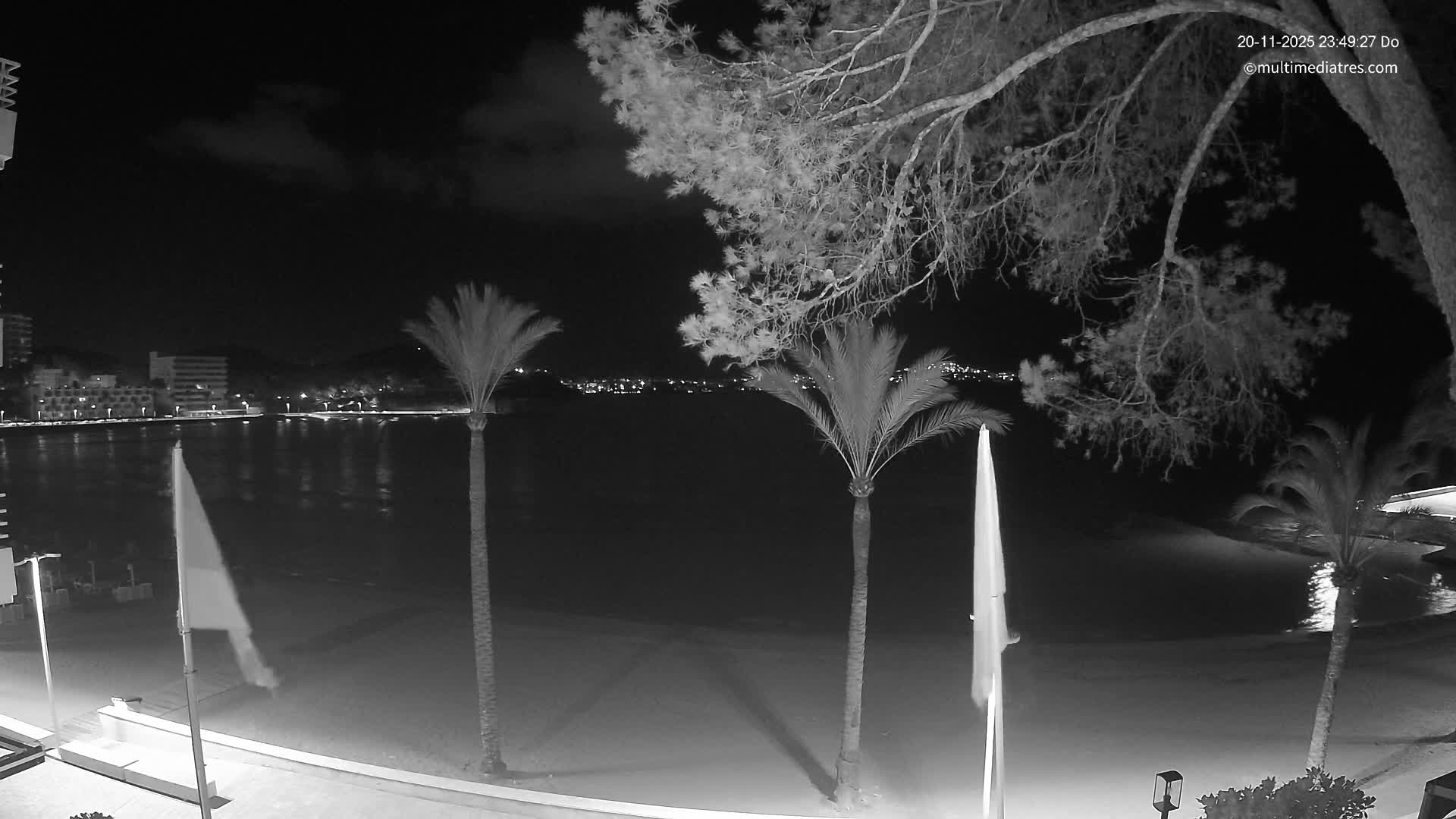 Mallorca, Perguera Palmira Beach Live Cam - Balearic Islands, Spain