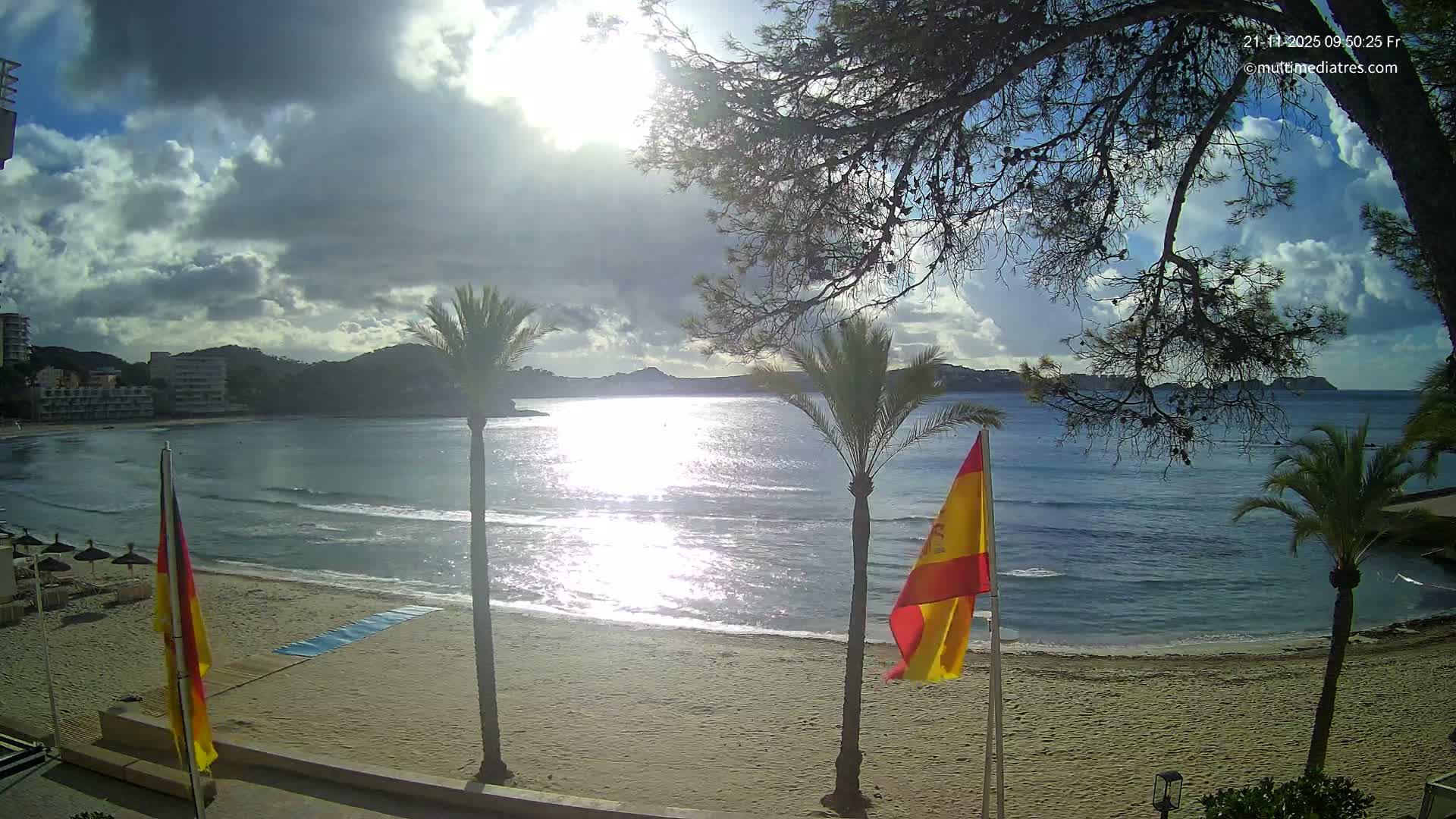 Mallorca, Perguera Palmira Beach Live Cam - Balearic Islands, Spain