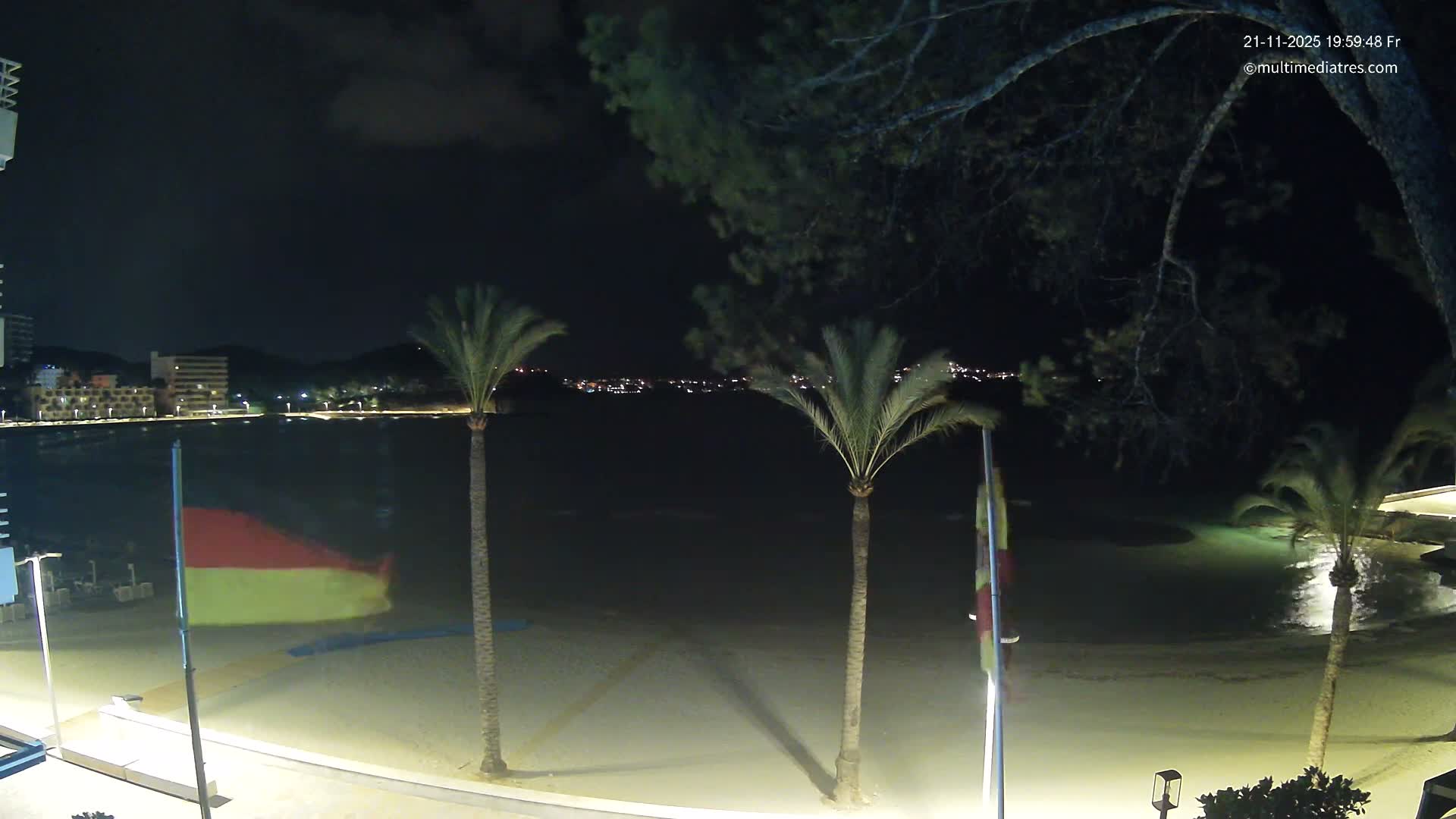 Mallorca, Perguera Palmira Beach Live Cam - Balearic Islands, Spain