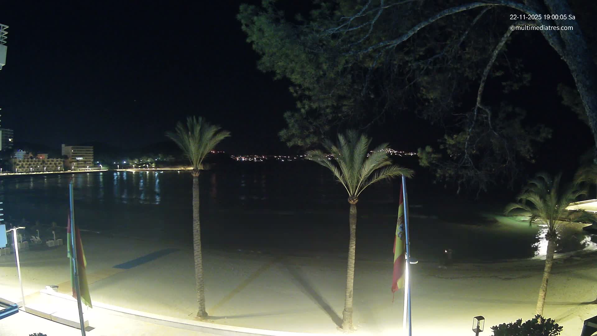 Mallorca, Perguera Palmira Beach Live Cam - Balearic Islands, Spain