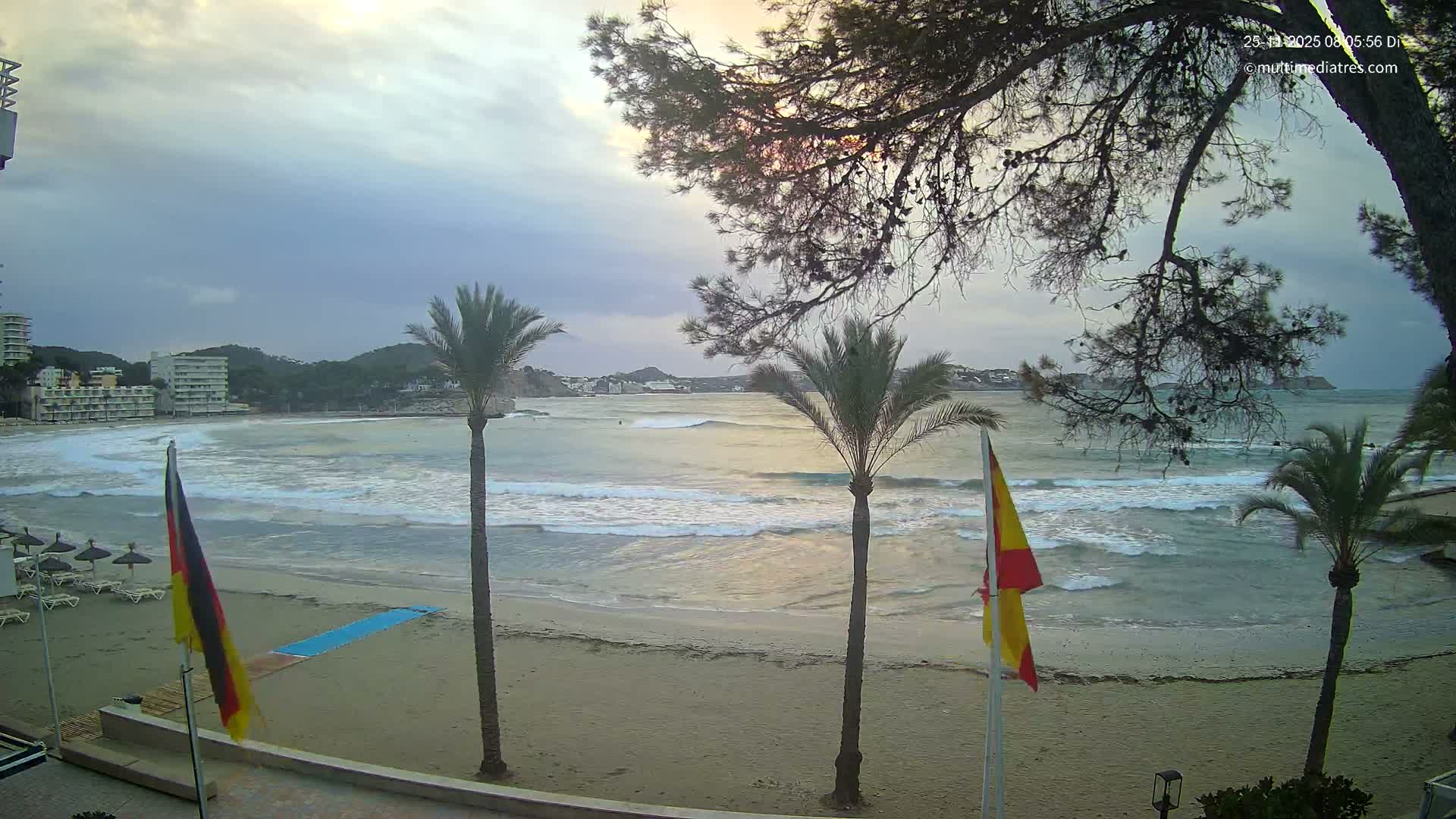 Mallorca, Perguera Palmira Beach Live Cam - Balearic Islands, Spain