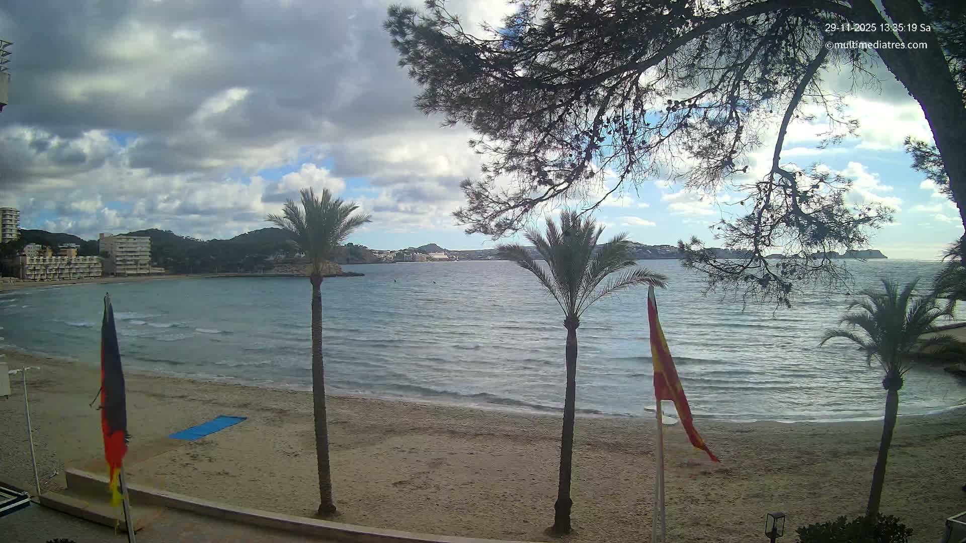 Mallorca, Perguera Palmira Beach Live Cam - Balearic Islands, Spain