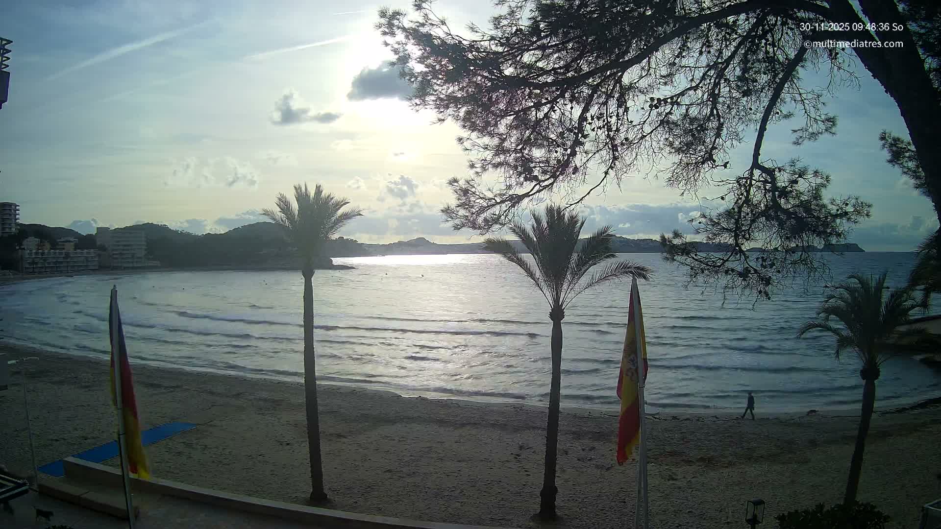 Mallorca, Perguera Palmira Beach Live Cam - Balearic Islands, Spain