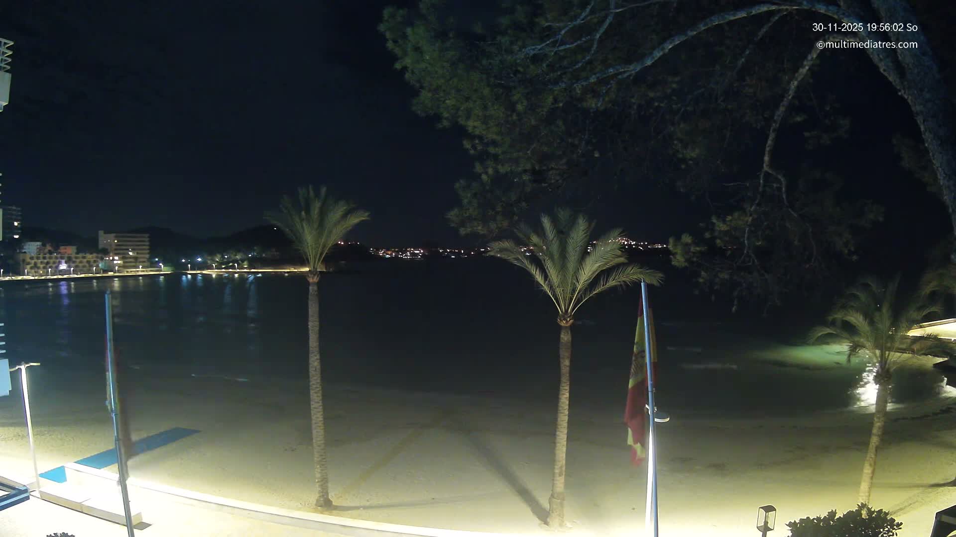 Mallorca, Perguera Palmira Beach Live Cam - Balearic Islands, Spain