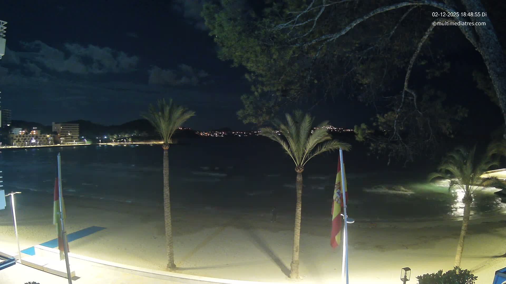 Mallorca, Perguera Palmira Beach Live Cam - Balearic Islands, Spain