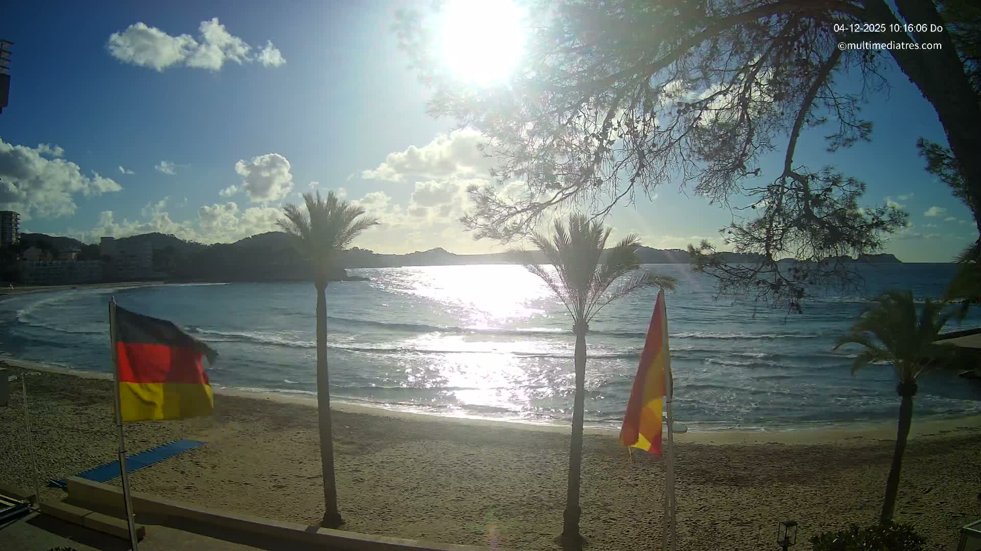 Mallorca, Perguera Palmira Beach Live Cam - Balearic Islands, Spain