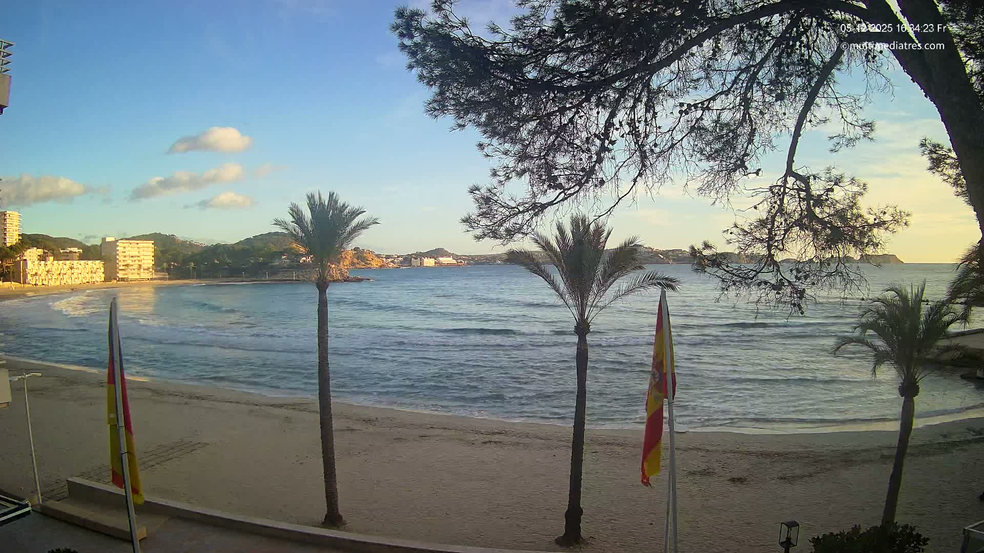 Mallorca, Perguera Palmira Beach Live Cam - Balearic Islands, Spain