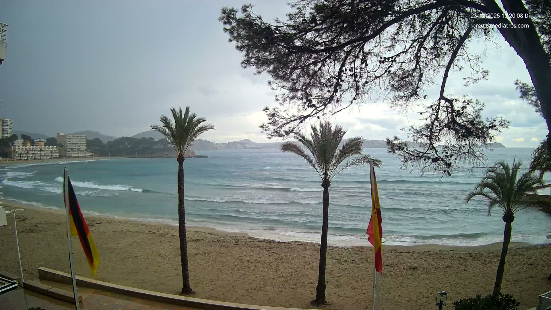 Mallorca, Perguera Palmira Beach Live Cam - Balearic Islands, Spain
