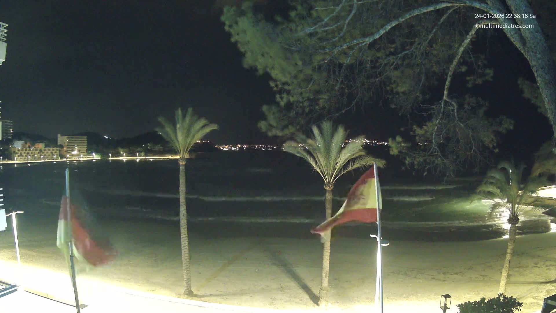 Mallorca, Perguera Palmira Beach Live Cam - Balearic Islands, Spain