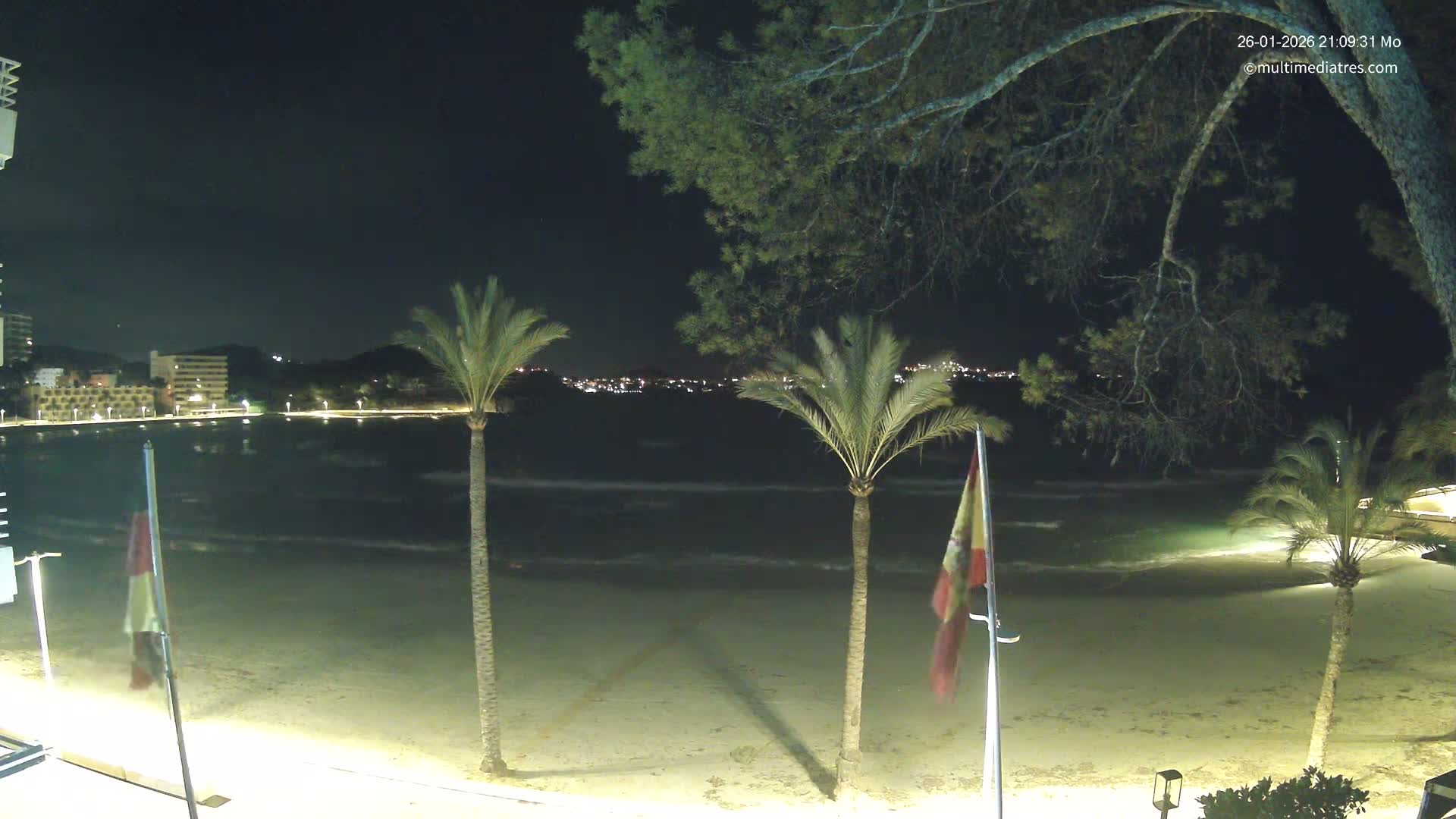 Mallorca, Perguera Palmira Beach Live Cam - Balearic Islands, Spain