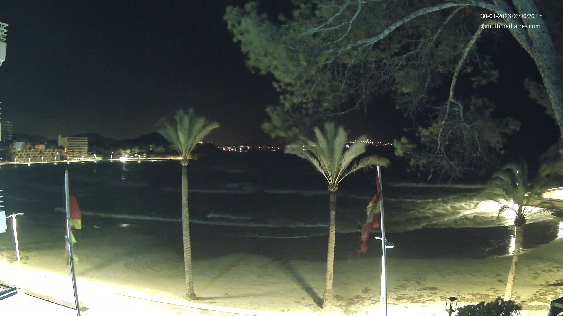 Mallorca, Perguera Palmira Beach Live Cam - Balearic Islands, Spain