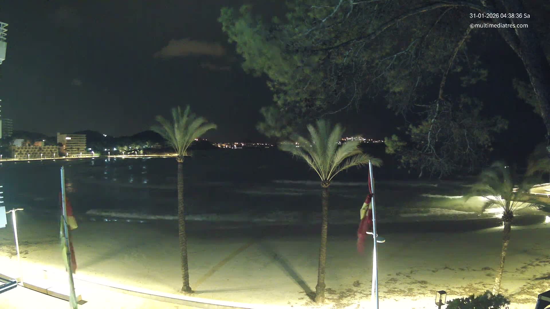 Mallorca, Perguera Palmira Beach Live Cam - Balearic Islands, Spain