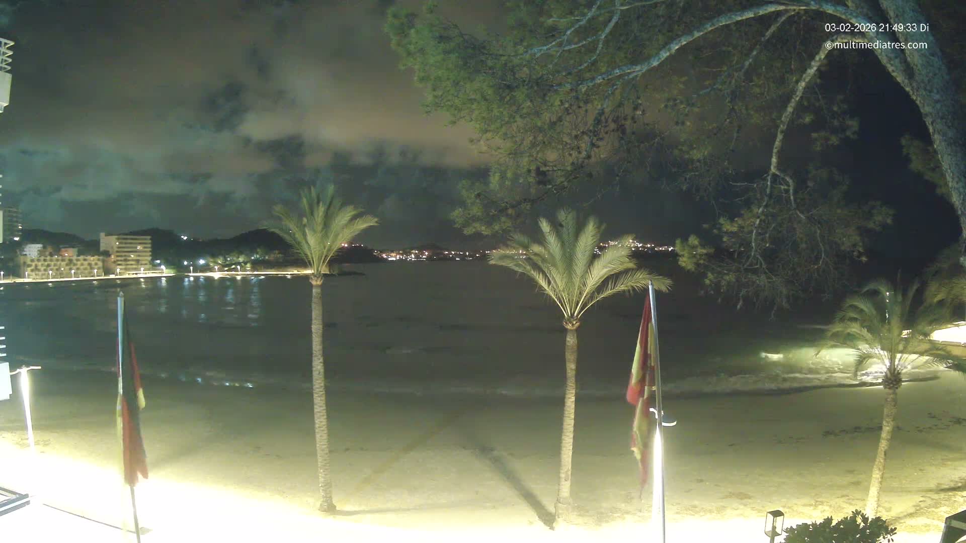 Mallorca, Perguera Palmira Beach Live Cam - Balearic Islands, Spain