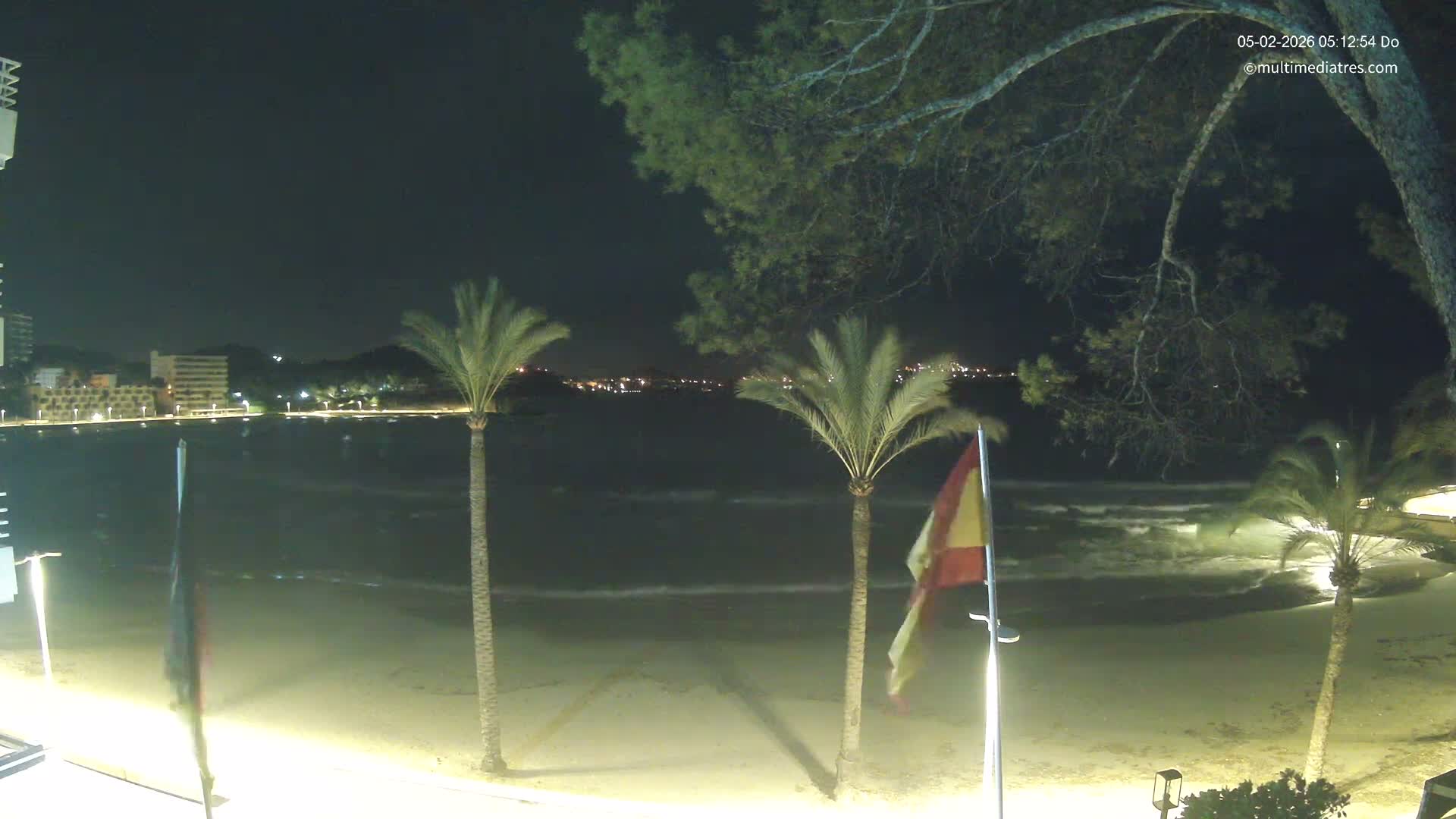 Mallorca, Perguera Palmira Beach Live Cam - Balearic Islands, Spain