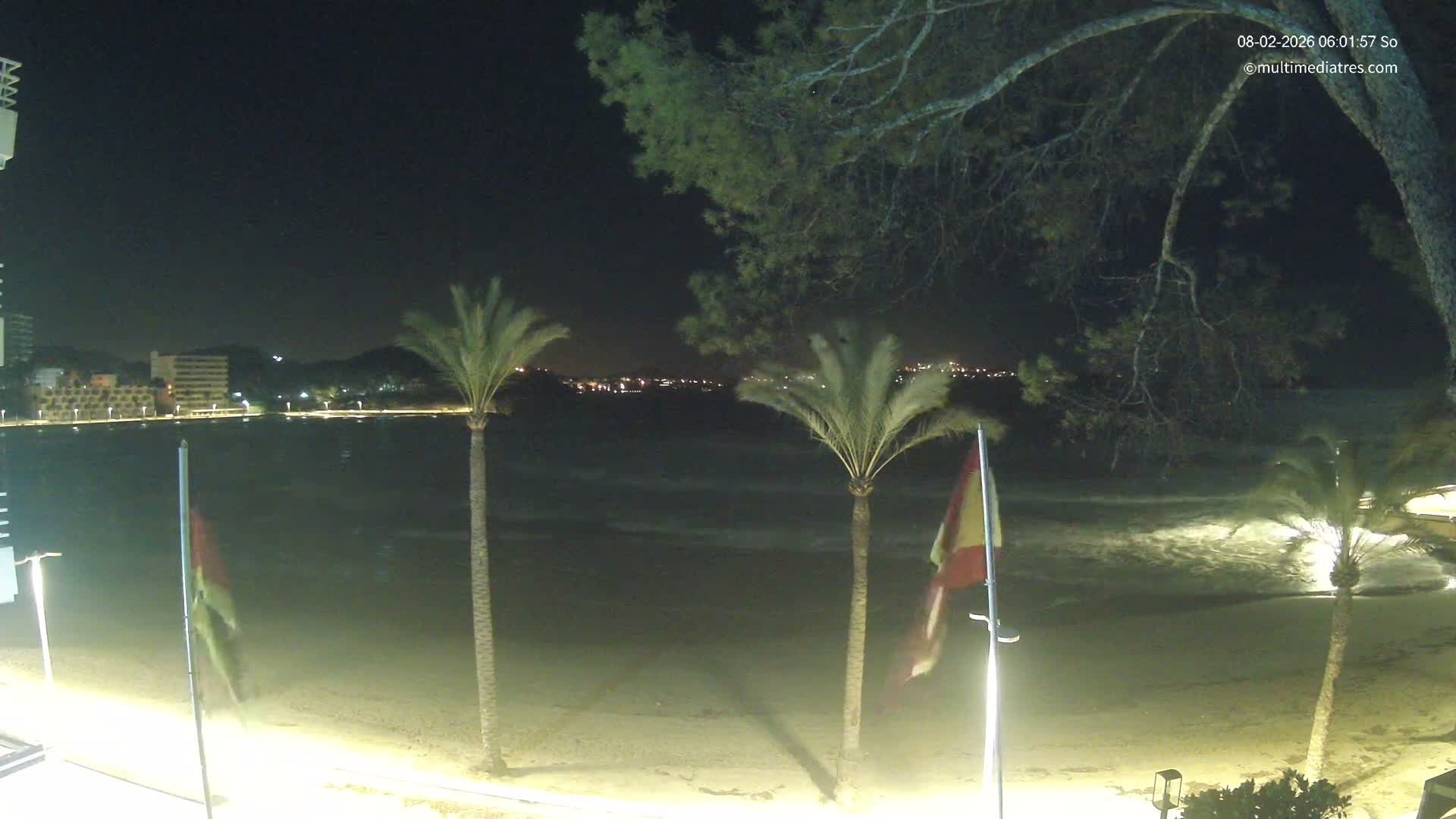 Mallorca, Perguera Palmira Beach Live Cam - Balearic Islands, Spain