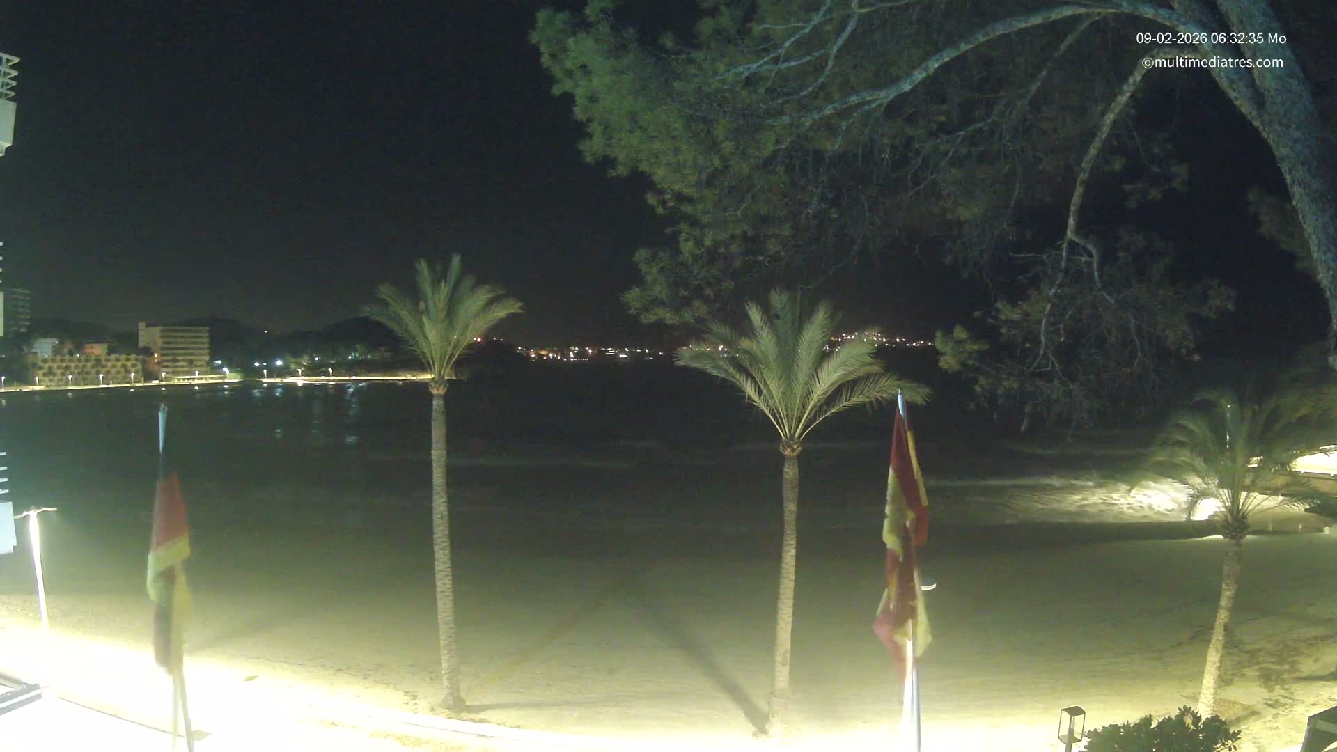 Mallorca, Perguera Palmira Beach Live Cam - Balearic Islands, Spain