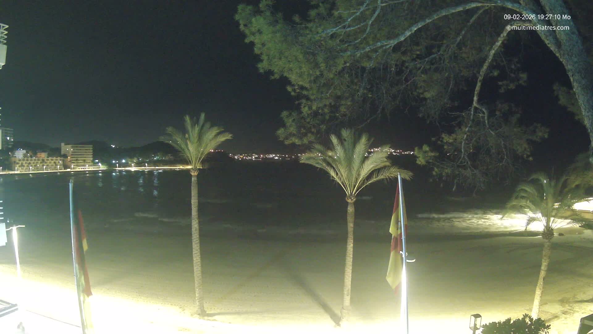 Mallorca, Perguera Palmira Beach Live Cam - Balearic Islands, Spain