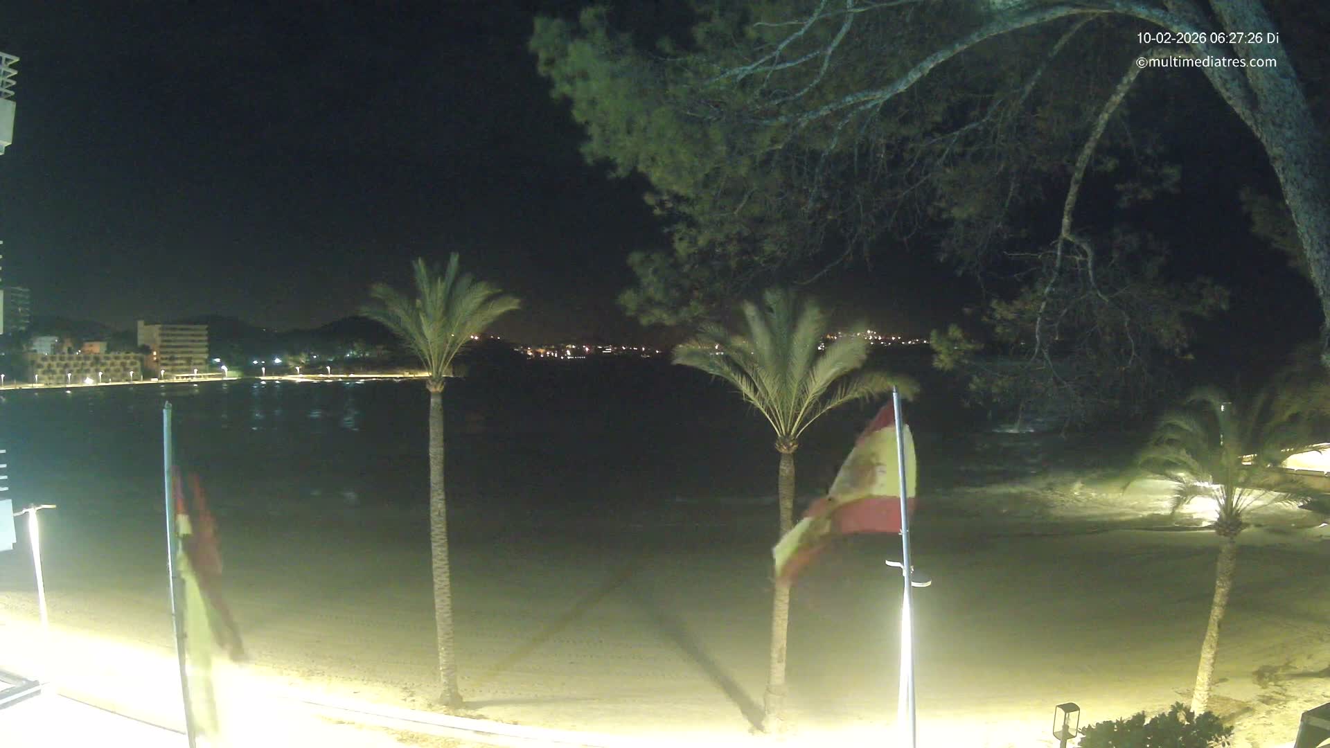 Mallorca, Perguera Palmira Beach Live Cam - Balearic Islands, Spain