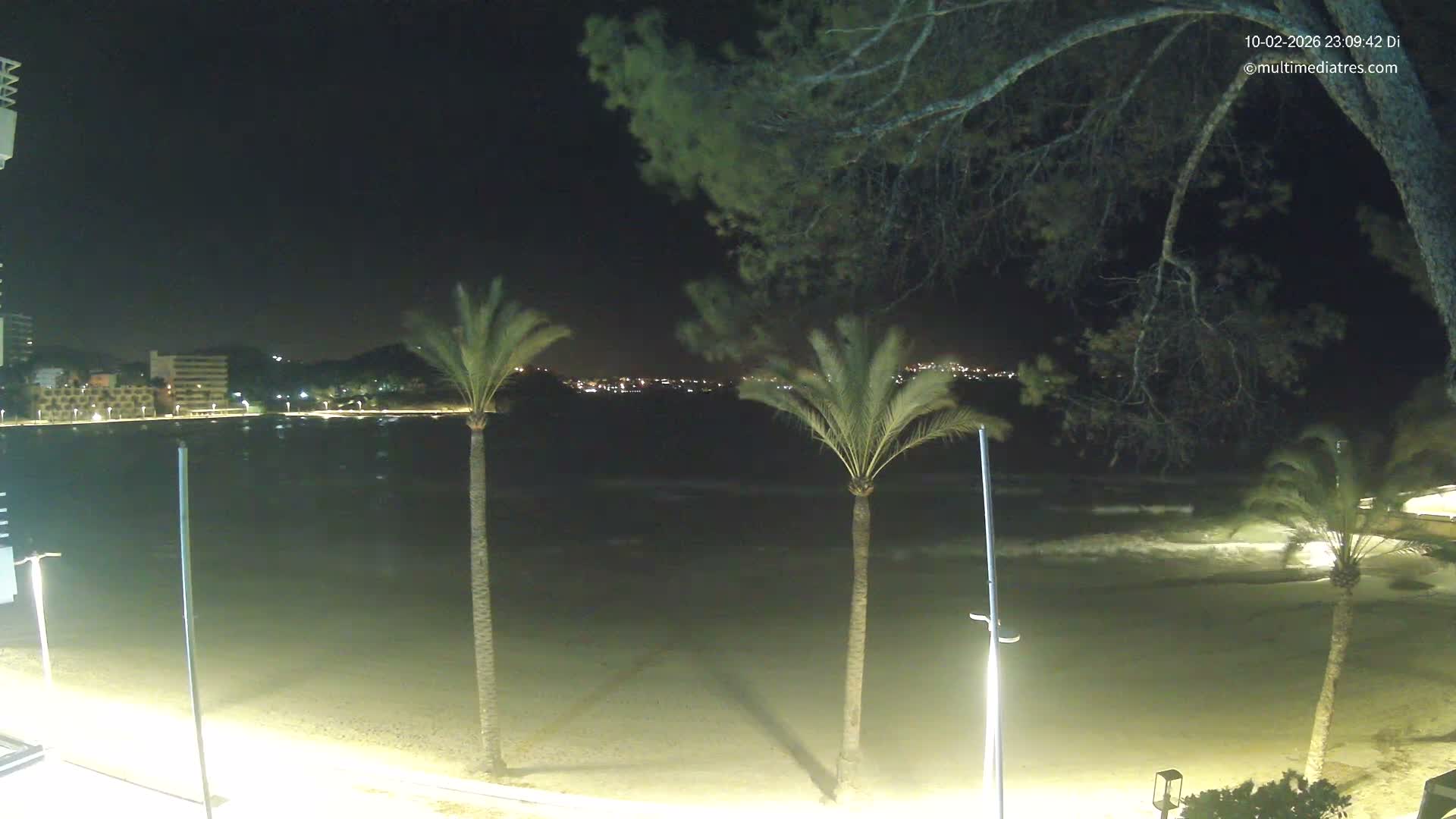 Mallorca, Perguera Palmira Beach Live Cam - Balearic Islands, Spain