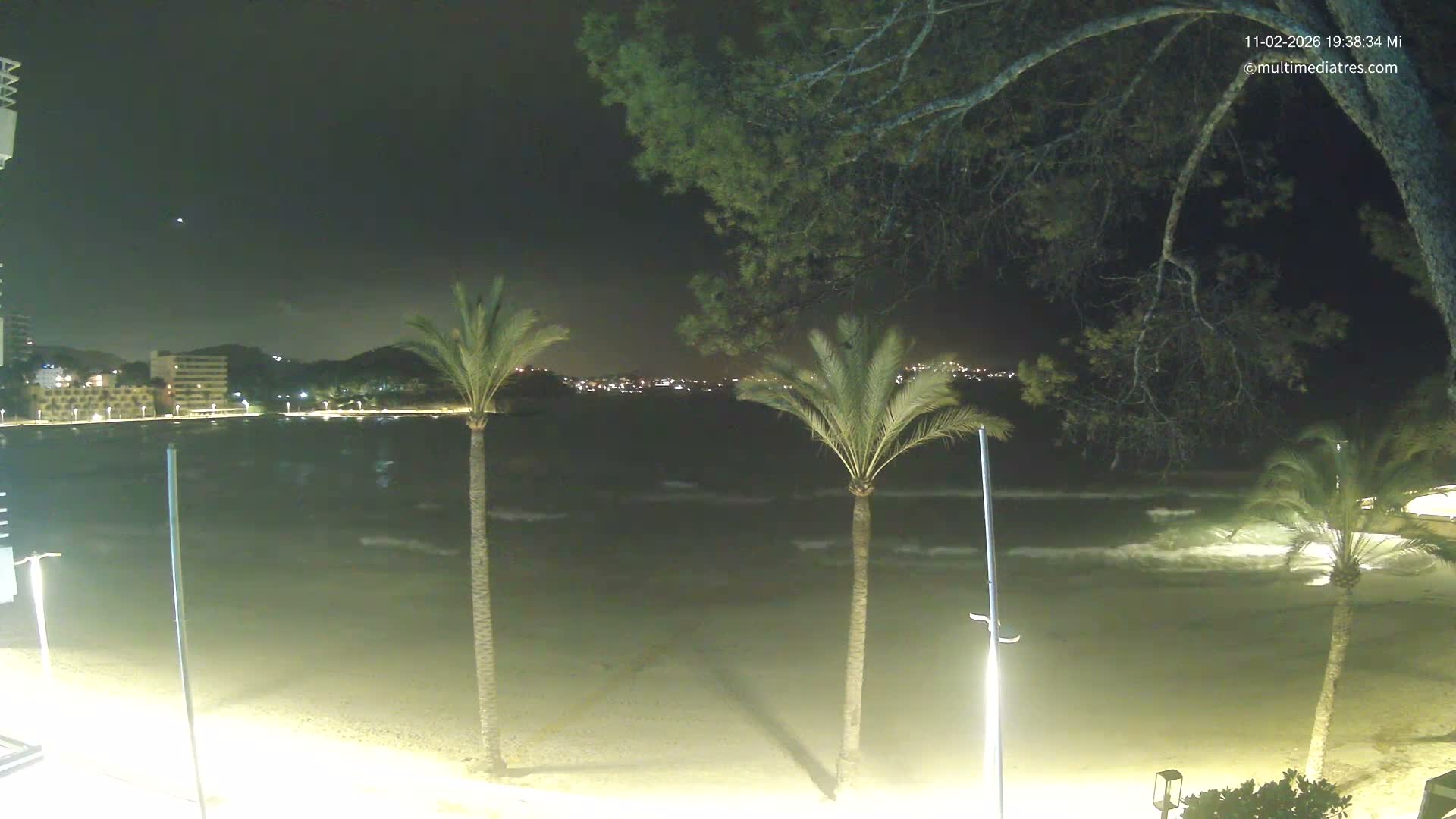 Mallorca, Perguera Palmira Beach Live Cam - Balearic Islands, Spain