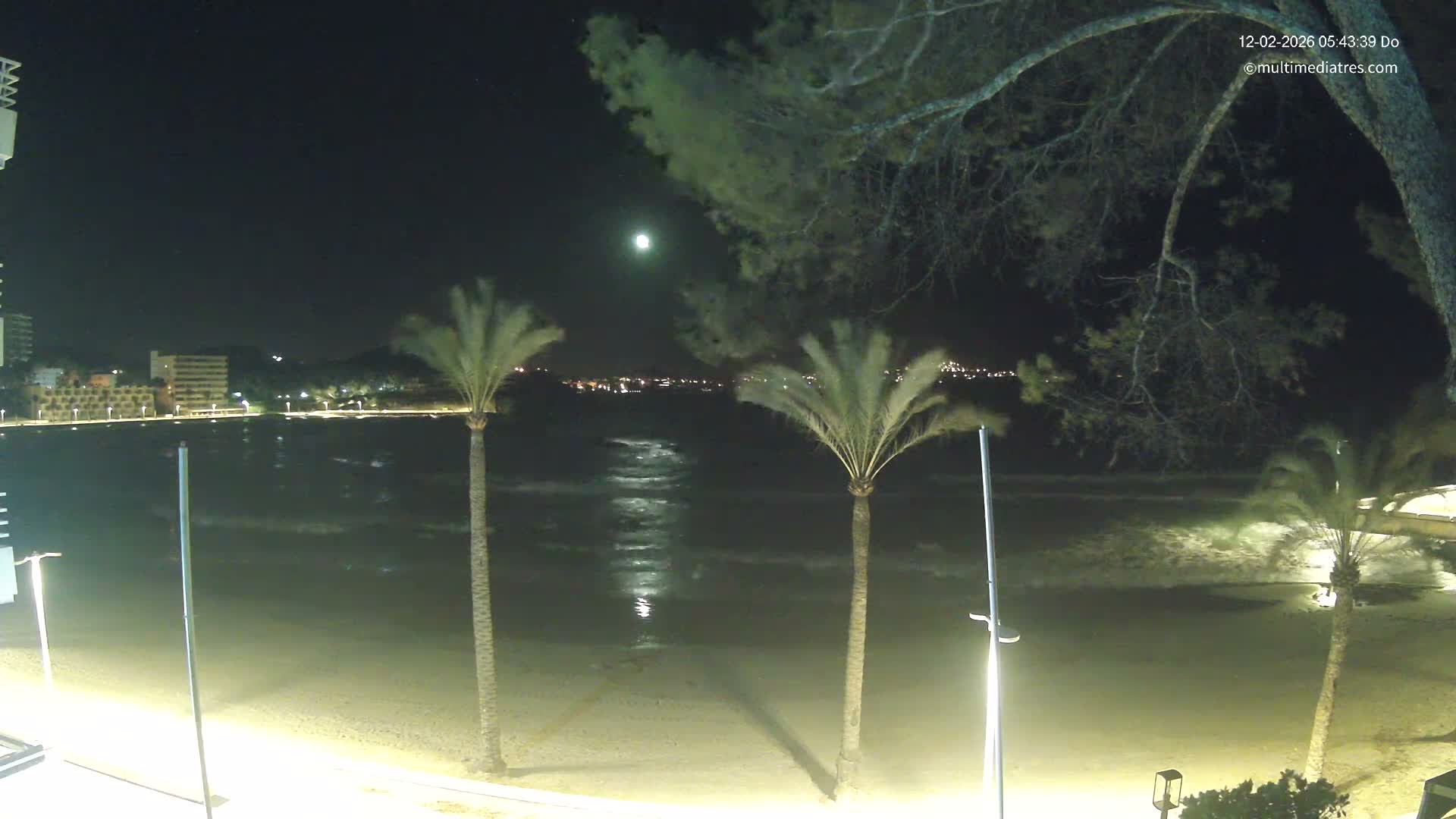 Mallorca, Perguera Palmira Beach Live Cam - Balearic Islands, Spain
