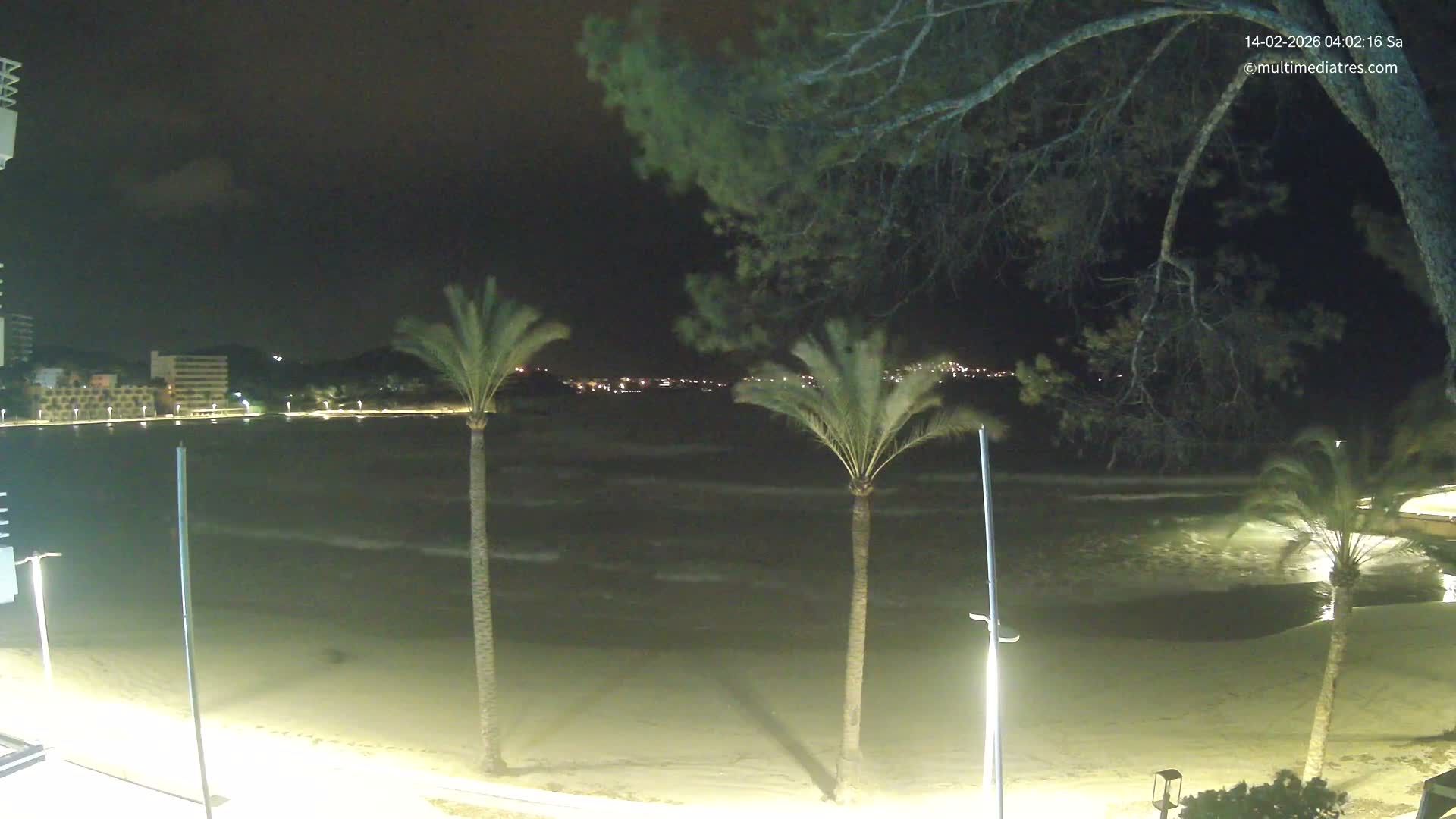 Mallorca, Perguera Palmira Beach Live Cam - Balearic Islands, Spain