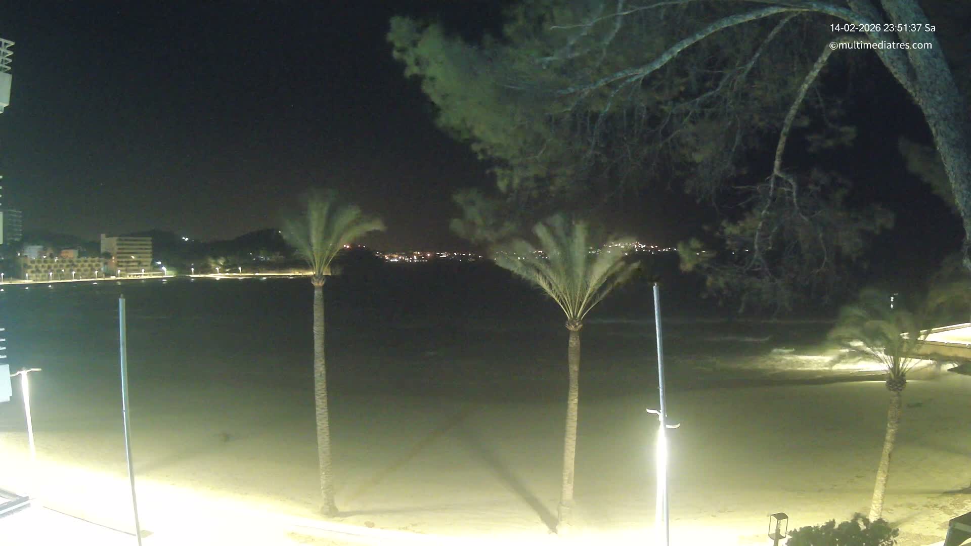 Mallorca, Perguera Palmira Beach Live Cam - Balearic Islands, Spain