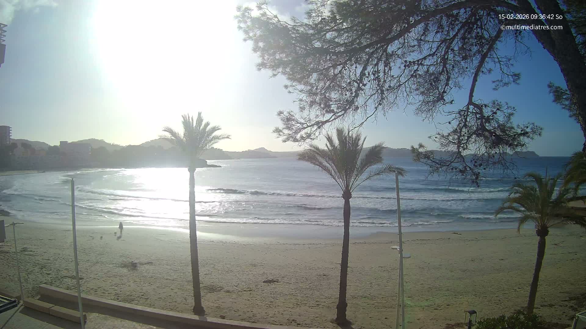 Mallorca, Perguera Palmira Beach Live Cam - Balearic Islands, Spain