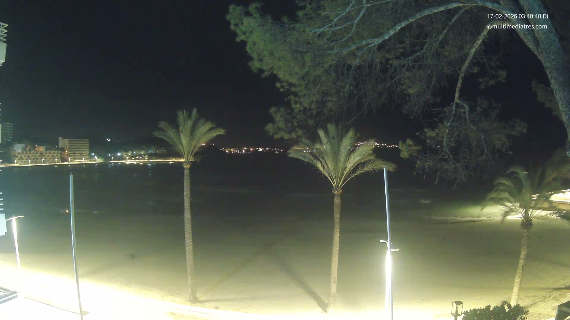 Mallorca, Perguera Palmira Beach Live Cam - Balearic Islands, Spain