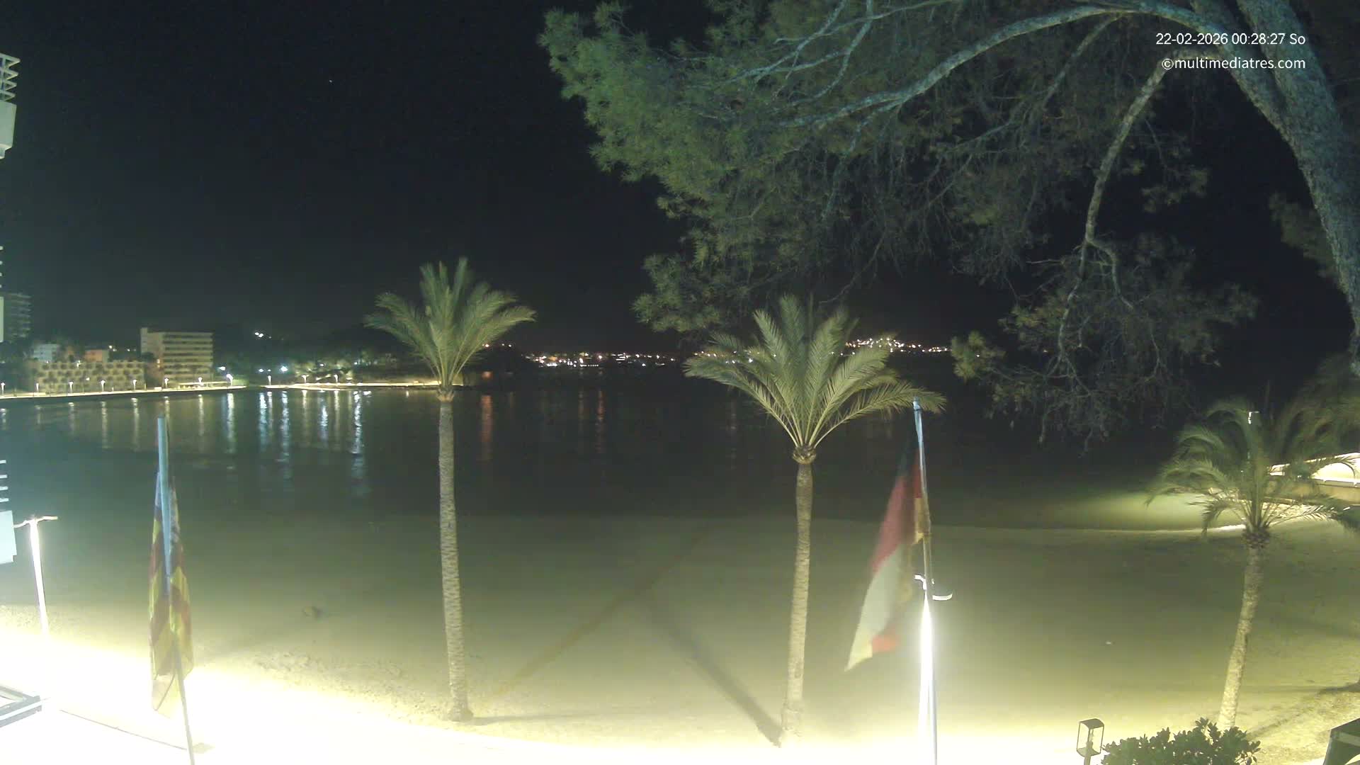 Mallorca, Perguera Palmira Beach Live Cam - Balearic Islands, Spain