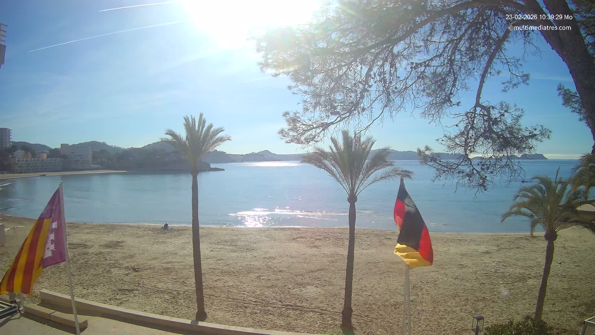Mallorca, Perguera Palmira Beach Live Cam - Balearic Islands, Spain