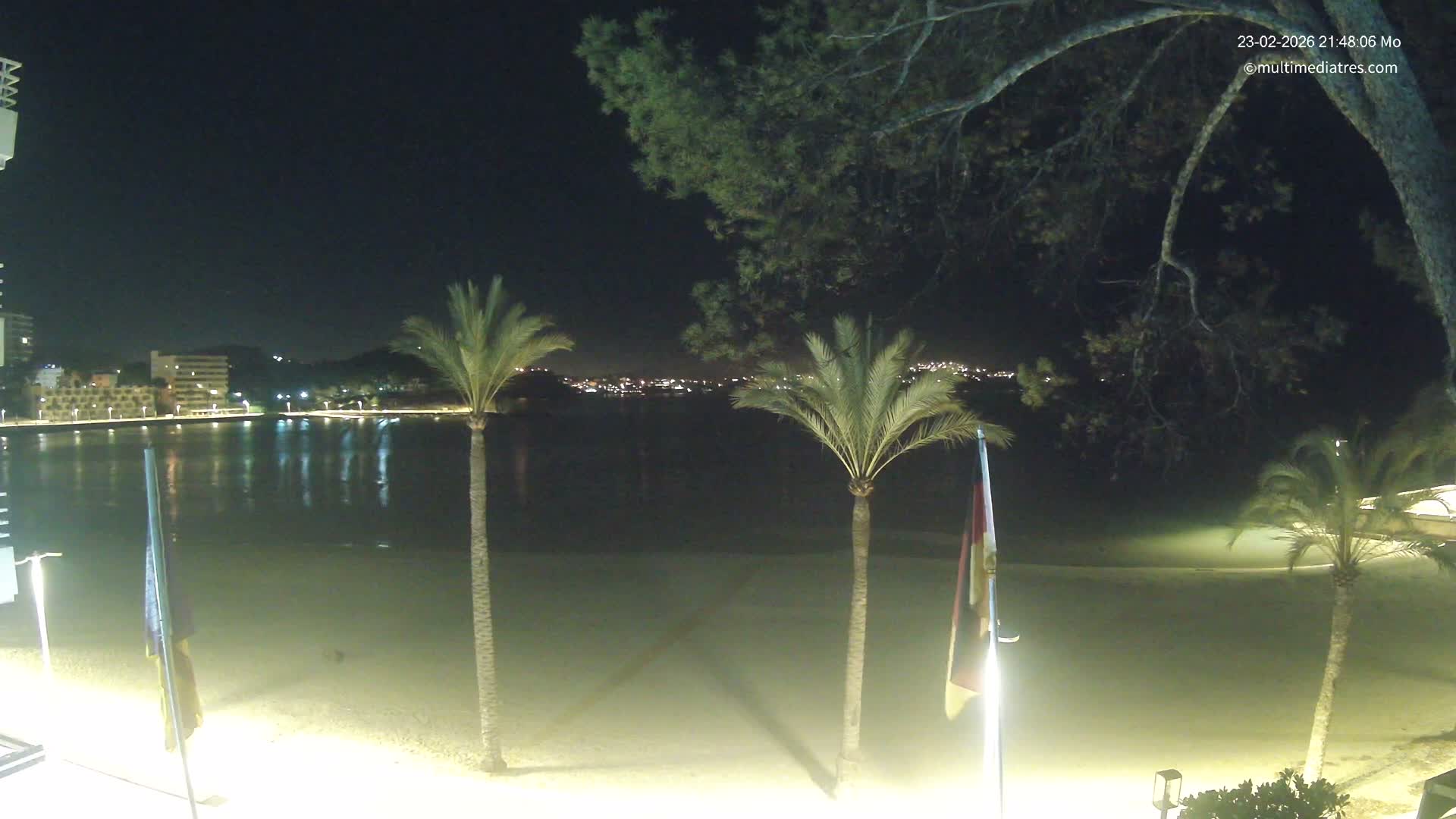 Mallorca, Perguera Palmira Beach Live Cam - Balearic Islands, Spain