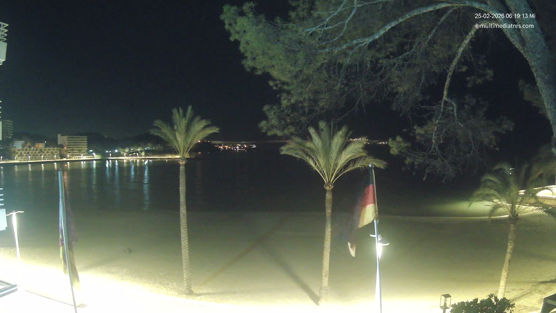 Mallorca, Perguera Palmira Beach Live Cam - Balearic Islands, Spain