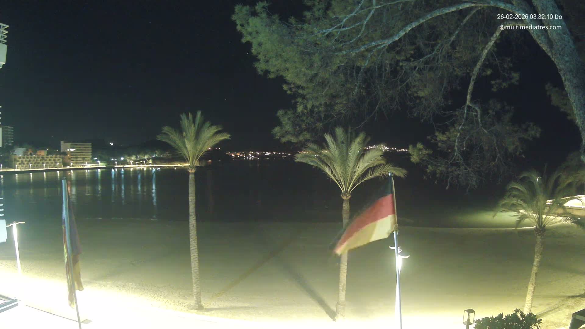 Mallorca, Perguera Palmira Beach Live Cam - Balearic Islands, Spain