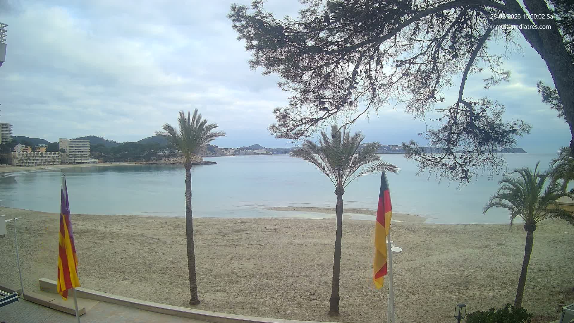 Mallorca, Perguera Palmira Beach Live Cam - Balearic Islands, Spain