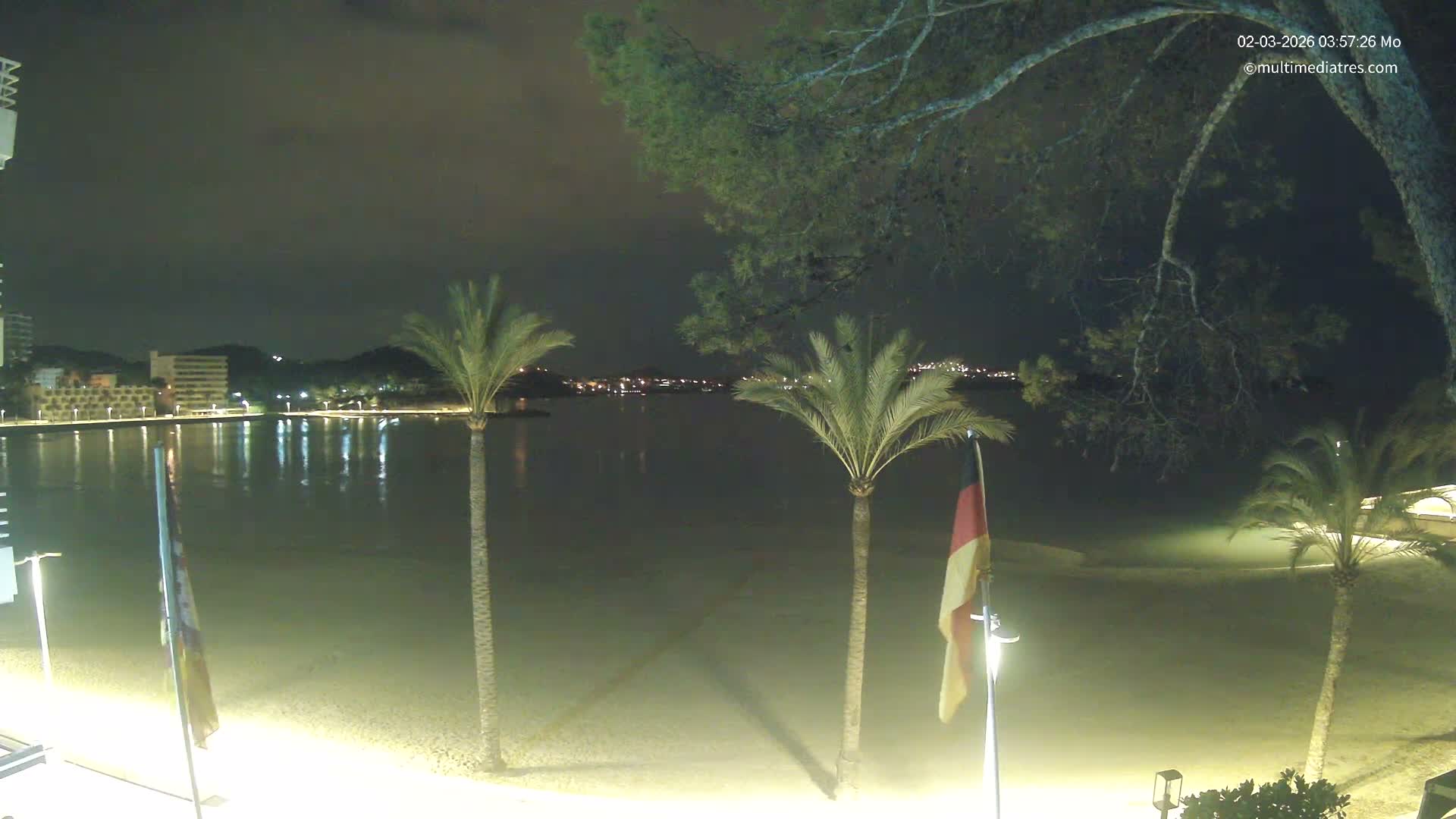 Mallorca, Perguera Palmira Beach Live Cam - Balearic Islands, Spain