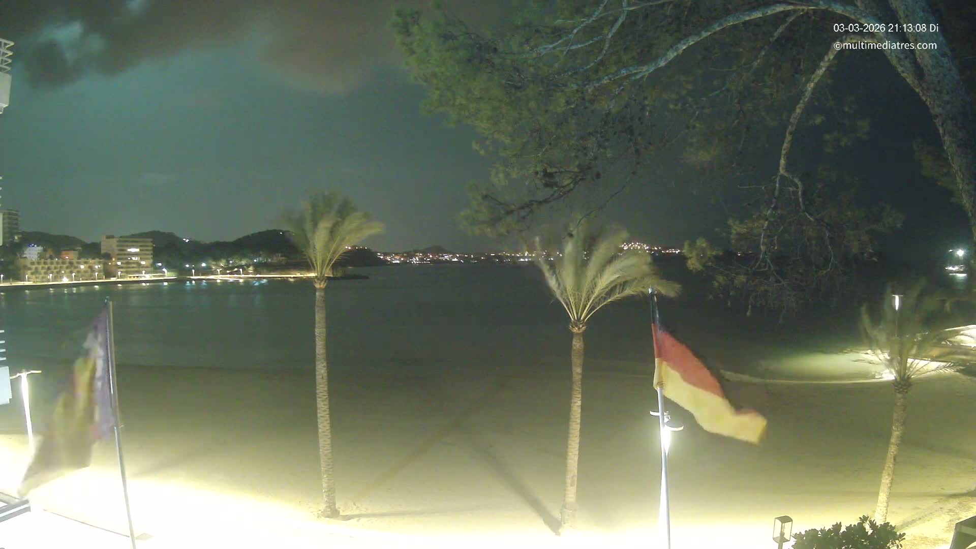 Mallorca, Perguera Palmira Beach Live Cam - Balearic Islands, Spain
