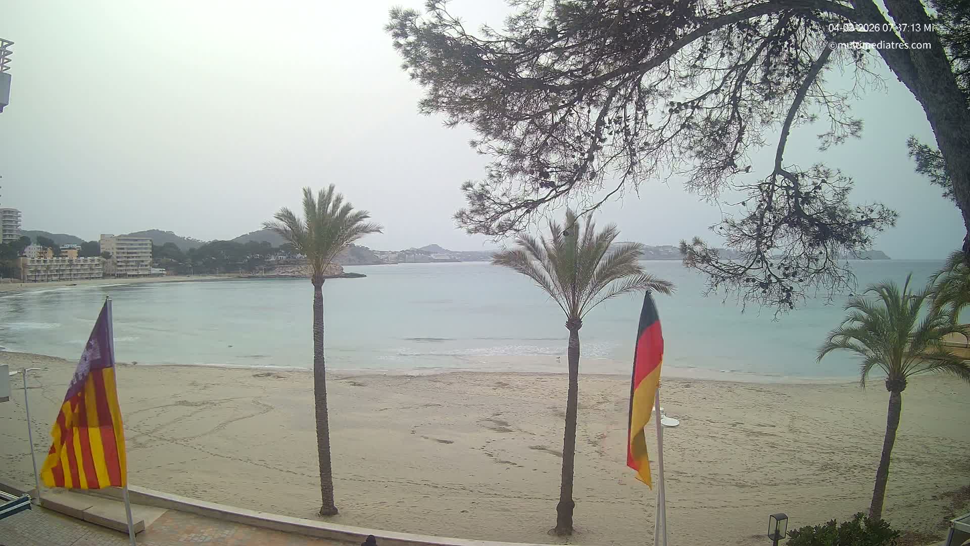 Mallorca, Perguera Palmira Beach Live Cam - Balearic Islands, Spain